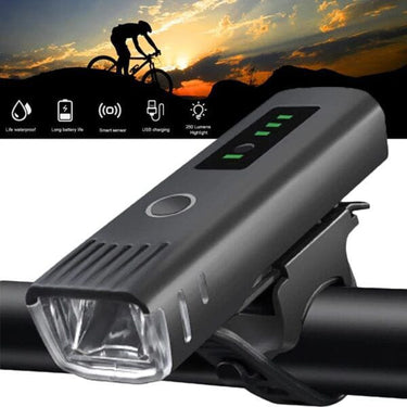 Luz delantera bicicleta luminosidad variable